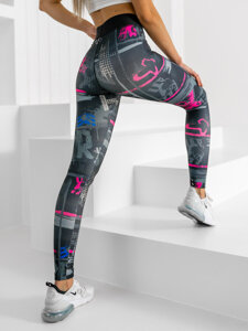 Dam Leggings Svart Bolf 20668