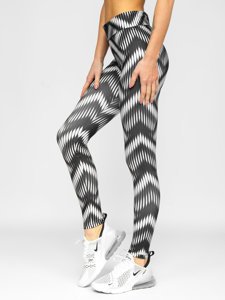 Dam Leggings Svart-Vit Bolf 20700