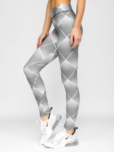 Dam Leggings Vit-Svart Bolf 20967