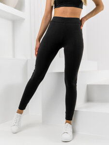 Dam Mönstrade Leggings Svart-Orange Bolf W82339