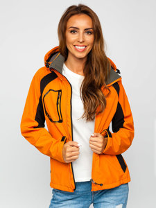 Dam Övergångsjacka i softshell Orange Bolf 9055