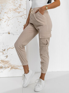 Dam Randiga Cargo-joggers Beige Bolf W7860