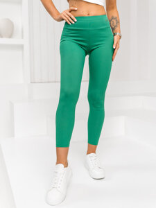 Dam Randiga Leggings Grön Bolf W7903