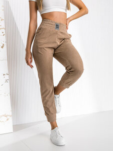 Dam Randiga Sweatpants Brun Bolf W7858