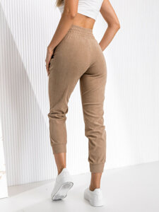 Dam Randiga Sweatpants Brun Bolf W7858