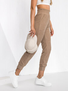 Dam Randiga Sweatpants Brun Bolf W7863