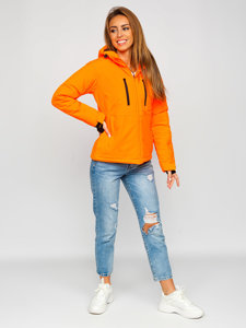 Dam Sportig Vinterjacka Orange Bolf HH012