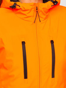 Dam Sportig Vinterjacka Orange Bolf HH012