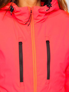 Dam Sportig Vinterjacka Rosa-Neon Bolf HH012