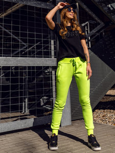 Dam Sweatpants Grön-Neon Bolf CK-01B