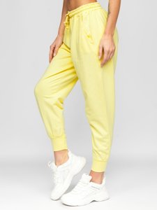 Dam Sweatpants Gul Bolf 0011