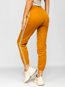 Dam Sweatpants Kamelfärgad Bolf YW01020B