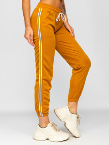 Dam Sweatpants Kamelfärgad Bolf YW01020B