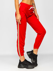 Dam Sweatpants Röd Bolf YW01020B