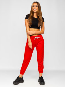 Dam Sweatpants Röd Bolf YW01020B