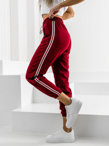 Dam Sweatpants Vinröd Bolf YW01020A