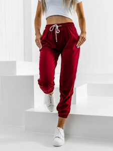 Dam Sweatpants Vinröd Bolf YW01020A