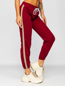 Dam Sweatpants Vinröd Bolf YW01020B