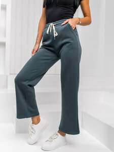 Dam Sweatpants wide leg Grön Bolf W5213