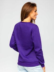 Dam Sweatshirt Violett Bolf W01