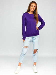 Dam Sweatshirt Violett Bolf W01A