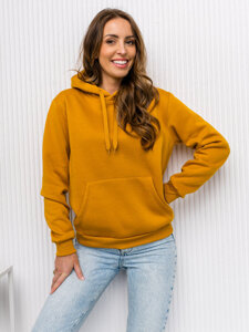 Dam Sweatshirt med känguruficka Camel Bolf W02B