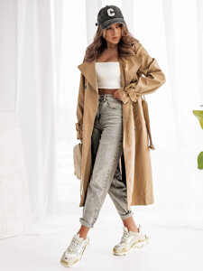 Dam Trenchcoat Beige Bolf DF7901