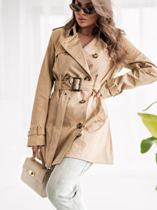 Dam Trenchcoat Beige Bolf ZM5853