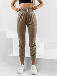 Dam Velour Sweatpants Beige Bolf W7685