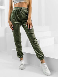 Dam Velour Sweatpants Grön Bolf HL241