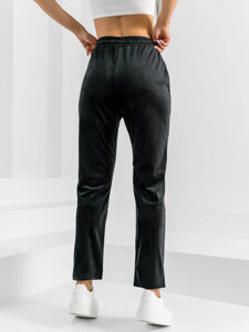 Dam Velour Sweatpants Svart Bolf W7626