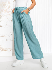 Dam Wide Leg Byxor Mint Bolf W7970