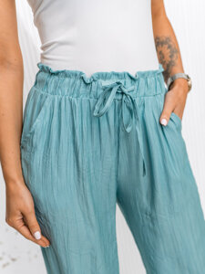 Dam Wide Leg Byxor Mint Bolf W7970