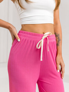 Dam Wide Leg Byxor Rosa Bolf W7956