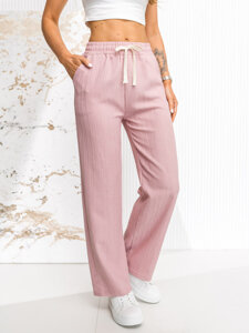 Dam Wide Leg Byxor Rosa Bolf W7960