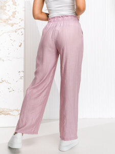 Dam Wide Leg Byxor Rosa Bolf W7970