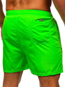 Herr Badshorts Grön-Neon Bolf XL019