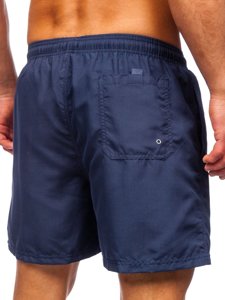 Herr Badshorts Marinblå Bolf YW07001