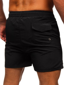 Herr Badshorts Svart Bolf XL018