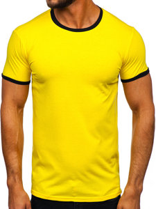 Herr Basic T-shirt Gul Bolf 8T83