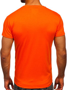 Herr Basic T-shirt Orange Bolf 2005-32