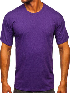 Herr Basic T-shirt Violett Bolf B10