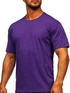 Herr Basic T-shirt Violett Bolf B10