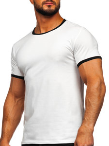 Herr Basic T-shirt Vit Bolf 8T83