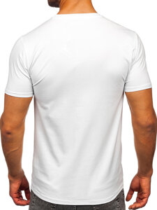 Herr Basic T-shirt Vit Bolf M216