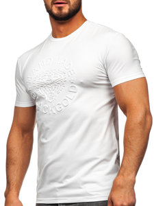 Herr Basic T-shirt Vit Bolf MT3056