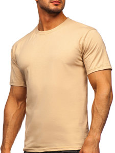 Herr Bomulls Basic T-shirt Beige Bolf 192397