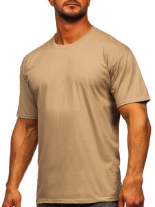 Herr Bomulls Basic T-shirt Beige Bolf B459