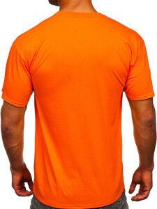 Herr Bomulls Basic T-shirt Orange Bolf B459