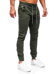 Herr Bomulls Joggers Kaki Bolf KA6792